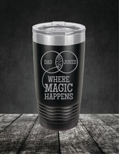 Load image into Gallery viewer, Where the Magic Happens Dad Jokes Diagram