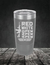 Load image into Gallery viewer, Red White and Pew Pew Pew