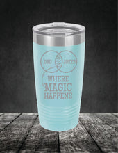 Load image into Gallery viewer, Where the Magic Happens Dad Jokes Diagram