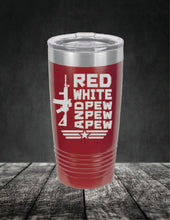 Load image into Gallery viewer, Red White and Pew Pew Pew