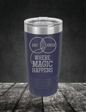 Load image into Gallery viewer, Where the Magic Happens Dad Jokes Diagram