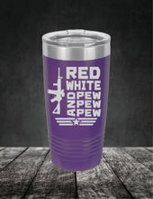 Load image into Gallery viewer, Red White and Pew Pew Pew