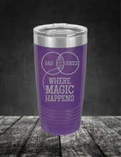 Load image into Gallery viewer, Where the Magic Happens Dad Jokes Diagram