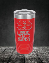 Load image into Gallery viewer, Where the Magic Happens Dad Jokes Diagram