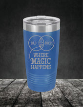 Load image into Gallery viewer, Where the Magic Happens Dad Jokes Diagram