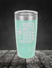 Load image into Gallery viewer, Red White and Pew Pew Pew