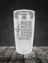 Load image into Gallery viewer, Red White and Pew Pew Pew