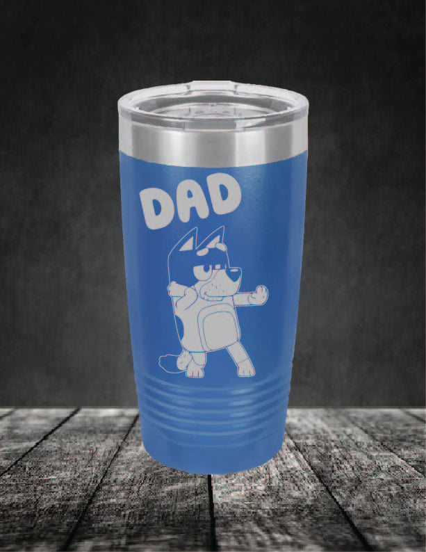 Bluey Dad Tumbler, Dad Bluey Cup, Bluey Tumbler 